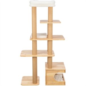 Trixie Krabpaal Thiago Hout 86x40x147 cm Naturel/Wit