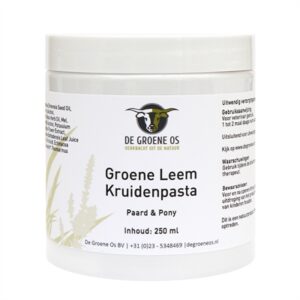 De Groene Os Groene Leem Kruidenpasta 250 ML