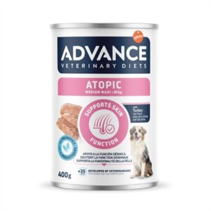 Advance Veterinary Diet Dog Atopic Gevoelige Huid Medium / Maxi 6x400 GR