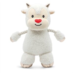 Croci Xmas Little Ram Met Touw Wit 33 CM