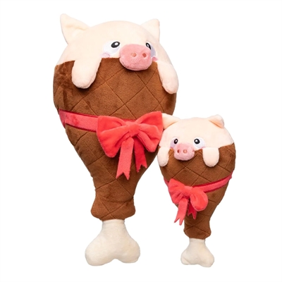 Fuzzyard Ham A Merry Pigmas Hondenspeeltje 18x9,5x9,5 CM