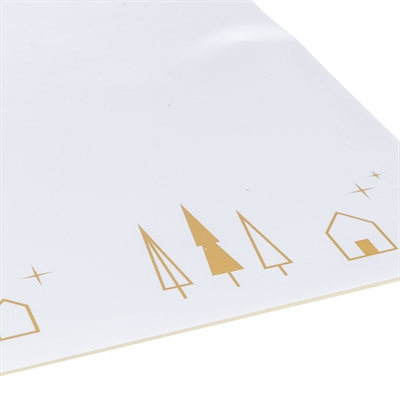 Trixie Xmas Placemat Print Wit 44x28 cm