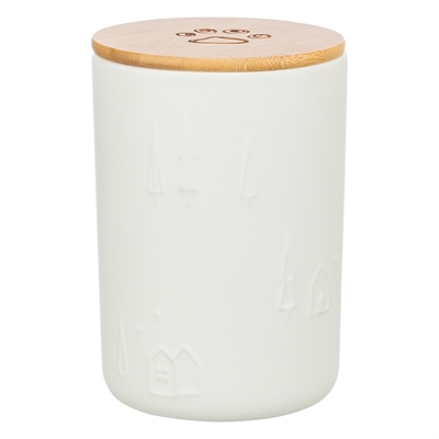 Trixie Xmas Snackpot Keramiek Wit 13x13x19 CM