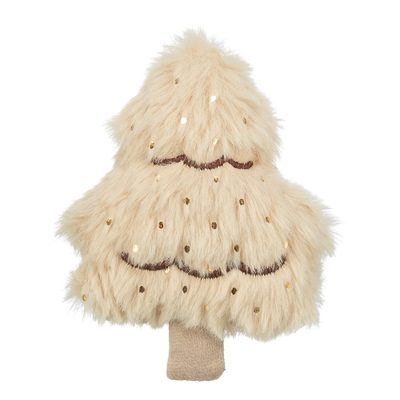 Trixie Xmas Kerstboom Pluche Beige 9,5 CM