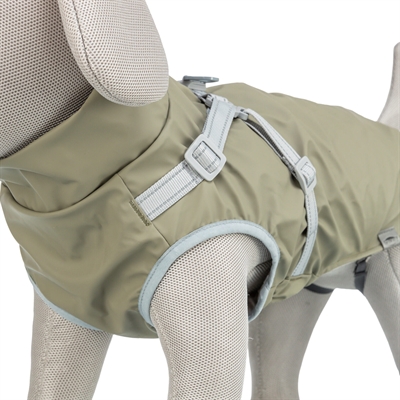 Trixie Regenjas Hond Pontis Rain Olijfgroen 30 CM met Tuig