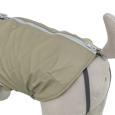 Trixie Regenjas Hond Pontis Rain Olijfgroen 45 CM met Tuig