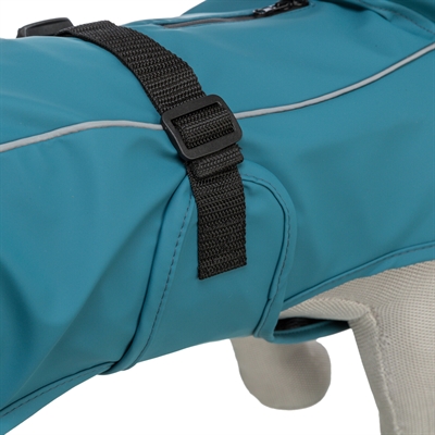 Trixie Regenjas Hond Vimy Petrol 25 CM, Buik 20-39 CM