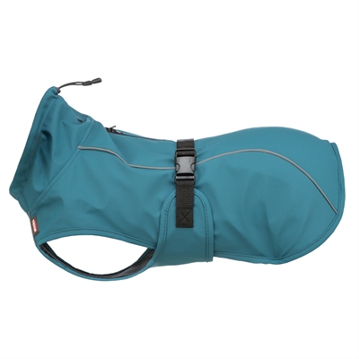 Trixie Regenjas Hond Vimy Petrol Rug 45 CM Buik 44-56 CM