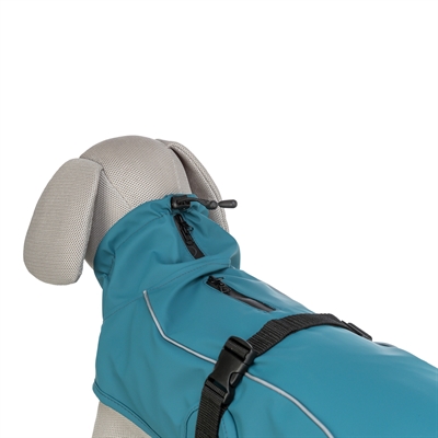 Trixie Regenjas Hond Vimy Petrol 80 CM, Buik 82-108 CM