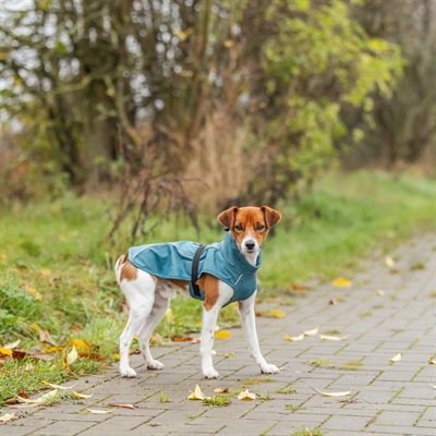 Trixie Regenjas Hond Vimy Petrol 80 CM, Buik 82-108 CM
