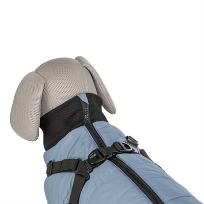 Trixie Hondenjas Pontis Met Tuig Blauwgrijs 30 CM