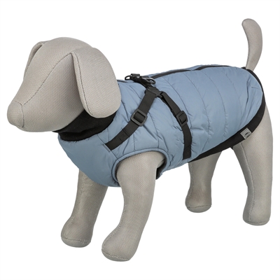 Trixie Hondenjas Pontis Met Tuig Blauwgrijs 45 CM