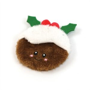 Happy Pet Kerstpudding Zonder Vulling 13x11x1 cm met Knisper