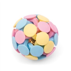 Imac Speelbal Gevlochten Tpr Met Bel 6,5x6,5x6,5 CM