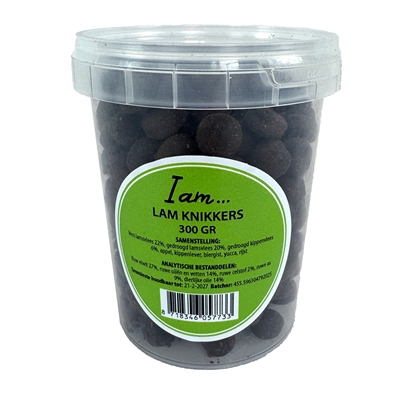 I Am Lam Knikkers Hondensnack 300 GR