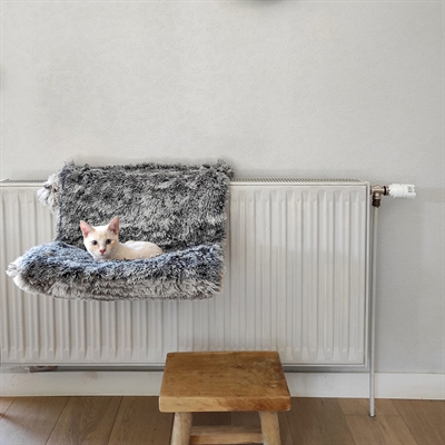 Croci Radiatorhangmat Zwart 47x30x25 cm voor katten
