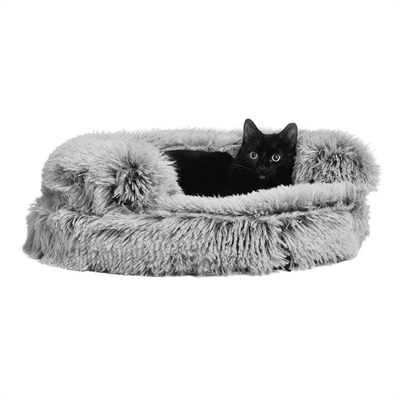 Croci Sofa Kattenmand Bicolor Zwart 45x45x9 cm