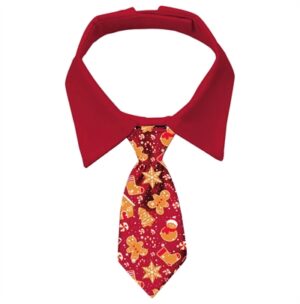 Plenty Gifts Kerst Stropdas Rood 50-58 CM met Koekjesprint