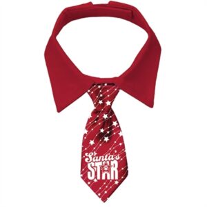 Plenty Gifts Kerst Stropdas Santa's Star Rood 59-71 cm