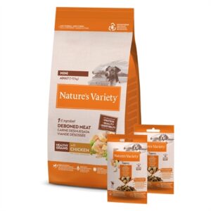 Natures Variety Original Adult Mini Chicken 1,5 kg + 2x120 g Toppers