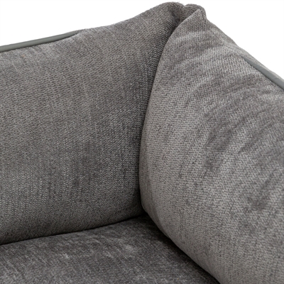 Trixie Vital Hondenmand Lennox Hoekig Grijs 60x50 cm — Comfortabele rustplek voor je hond
