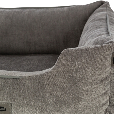 Trixie Vital Hondenmand Lennox Hoekig Grijs 100x70 cm — Comfortabele rustplek voor je hond