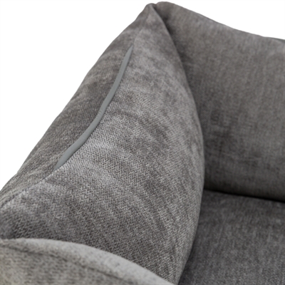 Trixie Vital Hondenmand Lennox Hoekig Grijs 100x70 cm — Comfortabele rustplek voor je hond