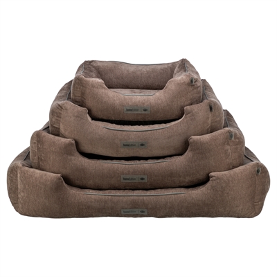 Trixie Vital Hondenmand Lennox Hoekig Bruin 120x80 cm — Comfortabele rustplek voor je hond