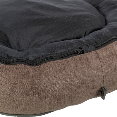 Trixie Hondenmand Lennox Rond Bruin 50x50 cm — Comfortabele rustplek voor je hond