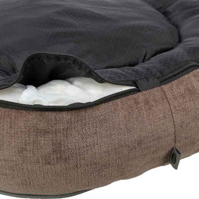 Trixie Hondenmand Lennox Rond Bruin 50x50 cm — Comfortabele rustplek voor je hond