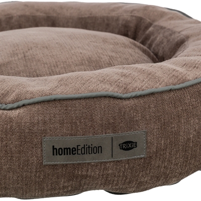 Trixie Hondenmand Lennox Rond Bruin 50x50 cm — Comfortabele rustplek voor je hond