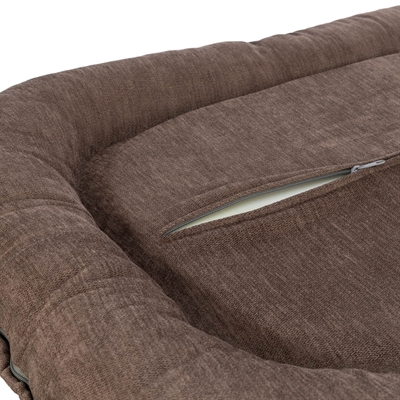 Trixie Hondenkussen Lennox Ovaal Bruin 110x85 cm — Comfortabele plek voor jouw hond