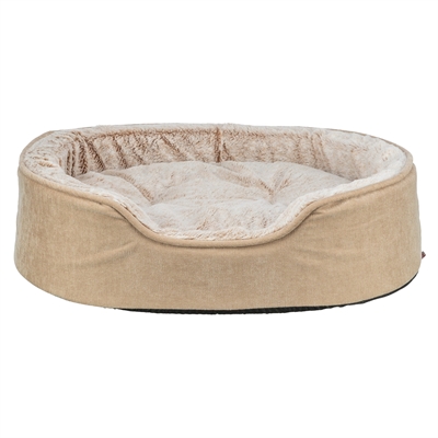 Trixie Vital Hondenmand Lino Soft Ovaal Beige / Creme 60x45 CM