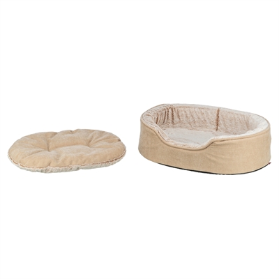 Trixie Vital Hondenmand Lino Soft Ovaal 83x67 cm — Comfortabele rustplek voor je hond