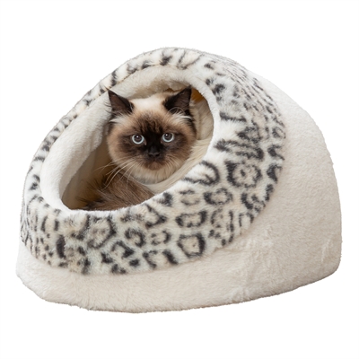 Trixie Kattenmand Iglo Leo 35x41x26 cm Crème/Panterprint