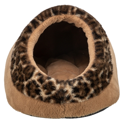 Trixie Kattenmand Iglo Leo 35x41x26 cm Bruin/Panterprint