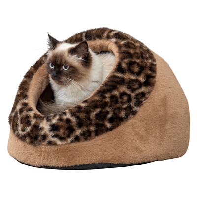Trixie Kattenmand Iglo Leo 35x41x26 cm Bruin/Panterprint