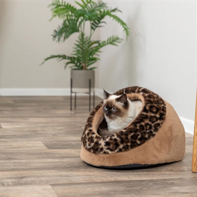 Trixie Kattenmand Iglo Leo 35x41x26 cm Bruin/Panterprint