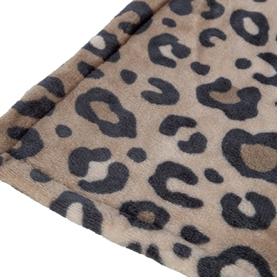 Trixie Hondendeken Leo Soft Pluche 70x50 cm — Zachte ligplek voor extra comfort