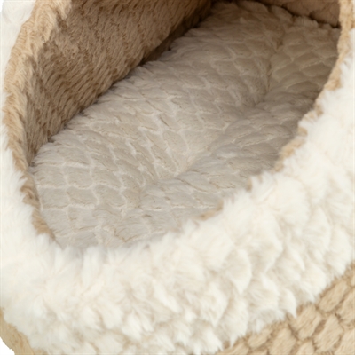 Trixie Kattenmand Iglo Kaline Mio 35x41x26 cm Lichtbruin/Crème