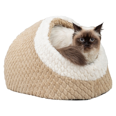 Trixie Kattenmand Iglo Kaline Mio 35x41x26 cm Lichtbruin/Crème