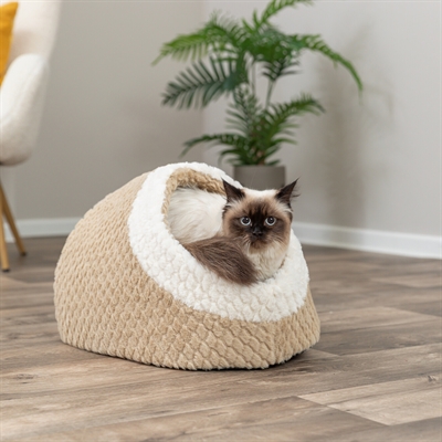 Trixie Kattenmand Iglo Kaline Mio 35x41x26 cm Lichtbruin/Crème