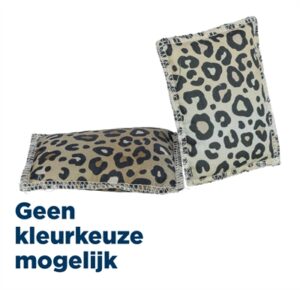 Trixie Speelkussen Leo Panterprint Met Valeriaan Assorti 9x7 CM