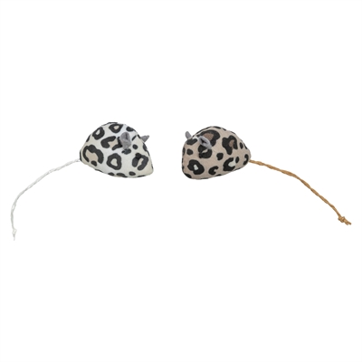 Trixie Pluche Muis met Kattenkruid 5 cm Assorti 2 st