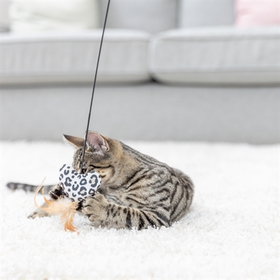 Trixie Kattenhengel Hart Hout/Katoen met Catnip 50 cm