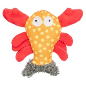 Trixie Kreeft Pluche met Kattenkruid 9 cm Oranje