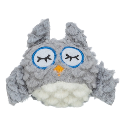 Trixie Pluche Uil met Kattenkruid 11 cm Assorti