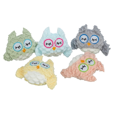 Trixie Pluche Uil met Kattenkruid 11 cm Assorti