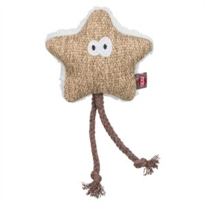 Trixie Ster Stof / Pluche Met Kattenkruid / Catnip Wit / Beige 17 CM