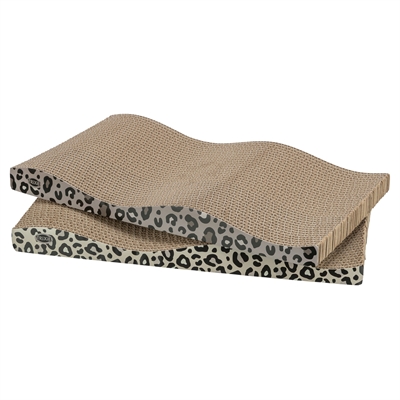 Trixie Krabplank Leo Karton Panterprint 44x25x6 cm 2 st